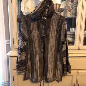 Vintage 70’s unisex Baja Hooded Jacket Cardigan Hoodie L